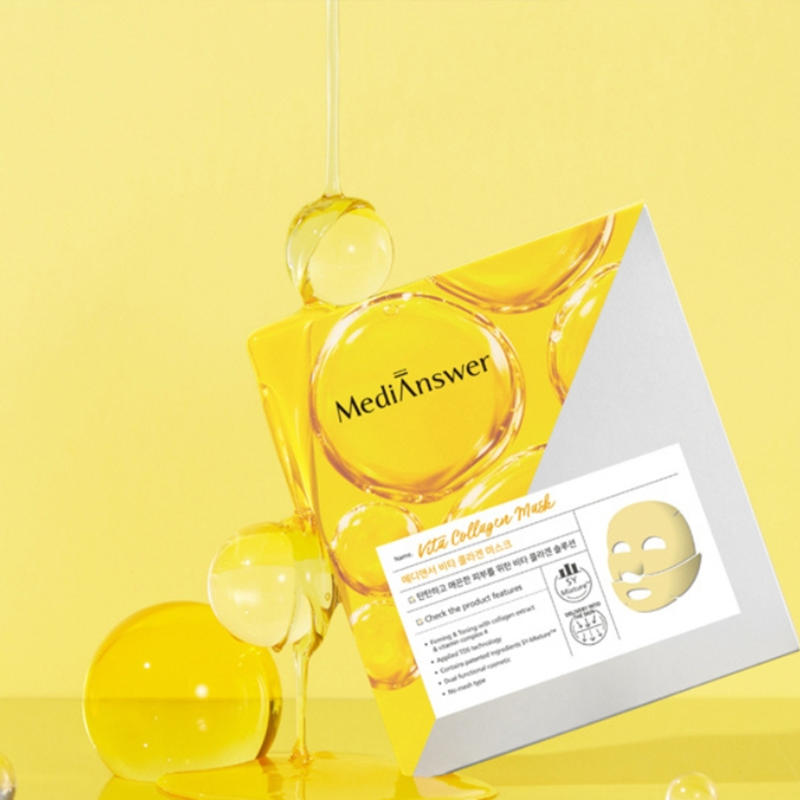 Mặt Nạ Thạch Vàng Filler Collagen Medianswer Vita Collagen Mask 37g
