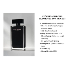 Nước Hoa Mini Nữ Narciso Rodriguez Edt Hộp 7.5ml