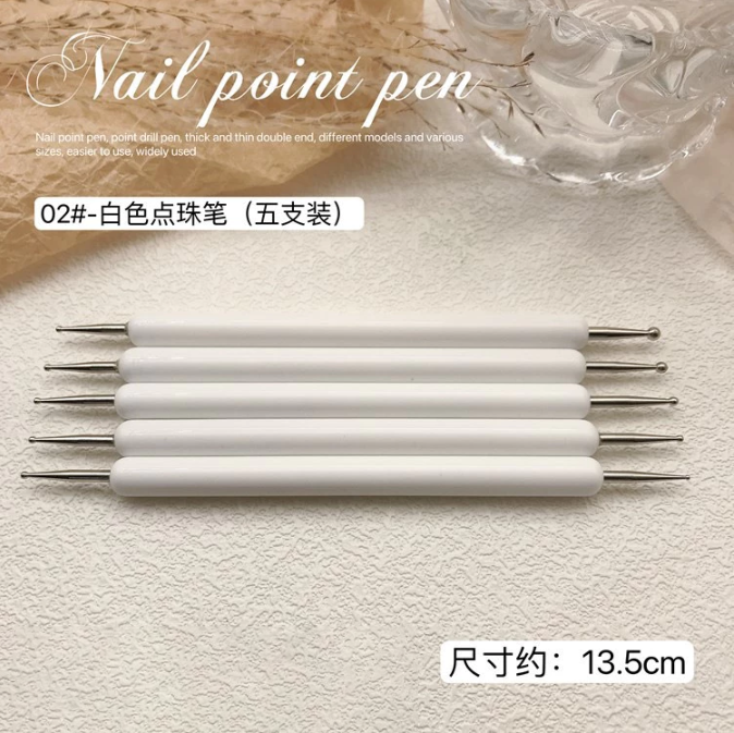 Set Cọ Bi Lorossi Cán Trắng 5 Cây