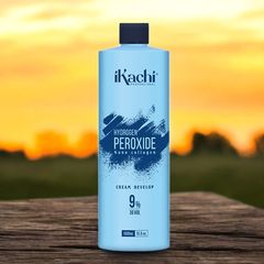 Oxy IKachi 9% 20 Vol 1000ml, Nâng sáng sắc tóc, giữ màu nhuộm lâu phai