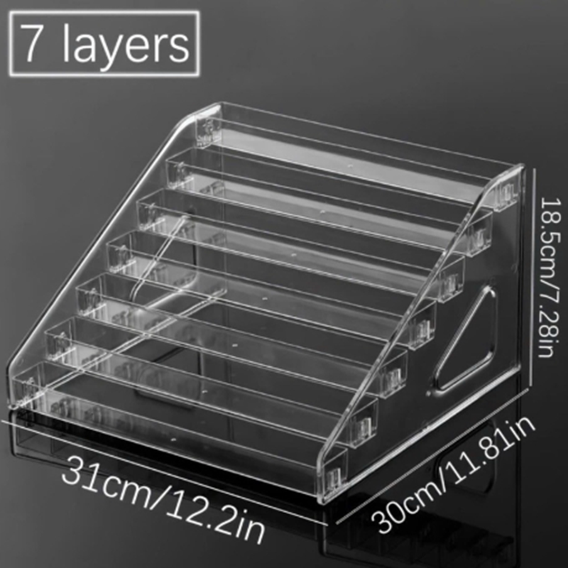 Kệ Mica 3, 7 Tầng Đựng Sơn