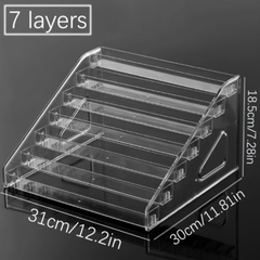 Kệ Mica 3, 7 Tầng Đựng Sơn