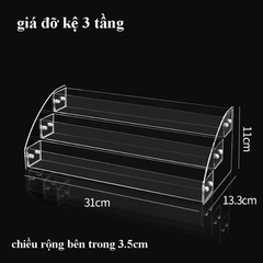 Kệ Mica 3, 7 Tầng Đựng Sơn
