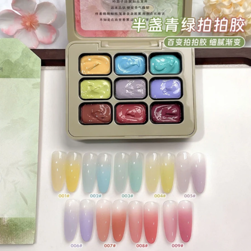 Set Gel Dặm Nail Ombre Morđa 9 Màu Set 1