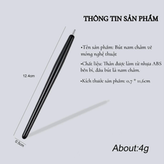 Bút Nam Châm Cán Đen, Bút nam châm hút từ hút bi làm nail