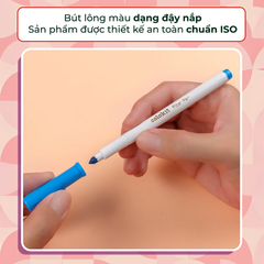 Bút Lông Màu Rửa Được SWM-C006 36 Màu, Màu sắc tươi sáng, có thể rửa được dễ dàng