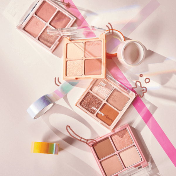 Màu Mắt Peripera Ink Pocket Shadow Palette 4 Ô, độ bám màu tốt, lâu trôi, mang lại hiệu ứng bóng mượt cao