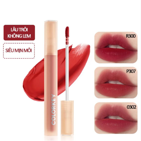 Son Kem Lì Siêu Mịn Colorkey Soft Matte Water 1.8g, lên màu chuẩn, ẩm mịn, xinh xắn, rạng rỡ.