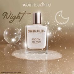 Nhũ Bắt Sáng Dạng Nước Sivanna Body Glow 50ml, tạo hiệu ứng nổi bật, chống thấm nước