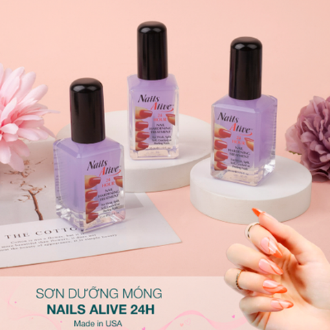 Sơn Dưỡng Móng Nails Alive 35ml, phục hồi cải thiện hư tổn Nail