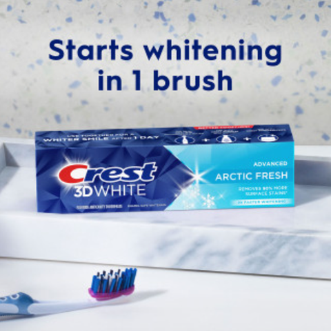 Kem Đánh Răng Crest 3d White 138g Advanced Arctic Fresh