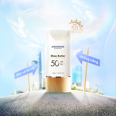 Kem Chống Nắng Arumore 50ml Shea Butter Sunglow Defense Moisture Spf50+ Kiềm Dầu