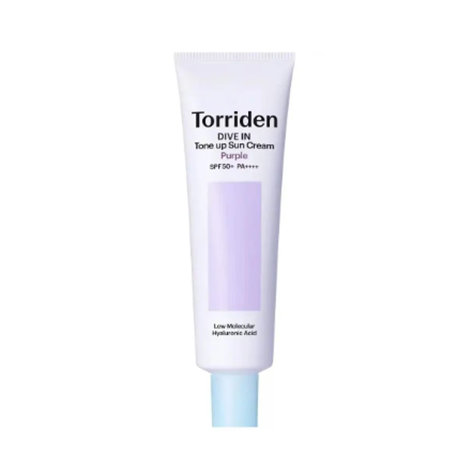 Kem Chống Nắng Torriden 60ml Dive-in Tone Up Sun Cream Purple Spf 50+ Pa++++, Nâng Tone bảo vệ da tối ưu