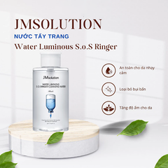 Nước Tẩy Trang Jmsolution 500ml, Dành cho da mụn, dầu và da khô