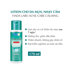 Dung Dịch Hada Labo Dưỡng Ẩm Cho Da Mụn Và Nhạy Cảm 170ml