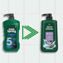 Tắm Gội Irish Spring 887ml 5 Ni 1 24hr Fresh Fraicheur