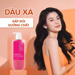 Dầu Xả Mise En Scène Perfect Serum Styling 530ml, dưỡng mái tóc mềm mại và bóng mượt