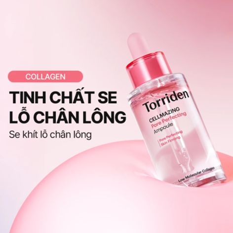 Tinh Chất Torriden 30ml Cellmazing Pore Perfecting Ampoule, Cải thiện độ đàn hồi, se khít lỗ chân lông, bổ sung độ ẩm cho da