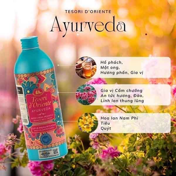 Sữa tắm nước hoa Tesori D'Oriente Ayurveda 500ml