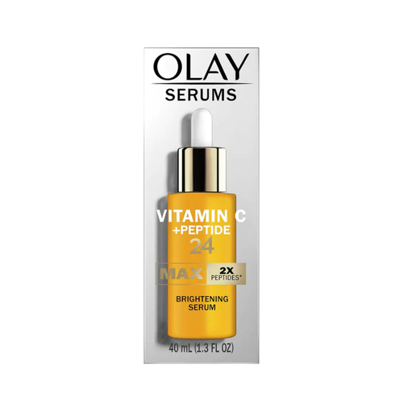 Serum trắng da Olay Vitamin C + Peptide 24 Max 2x 40ml, Mang lại làn da trắng sáng và căng mướt hơn rõ rệt