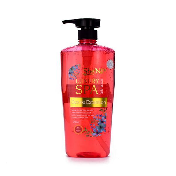 Sữa tắm dưỡng da She'Na Luxury Spa Desire Extention 750ml