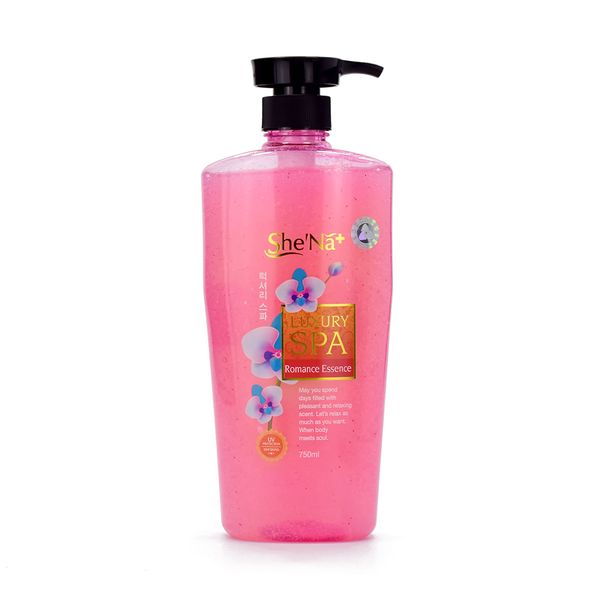 Sữa tắm dưỡng da She'Na Luxury Spa Romance Essence 750ml