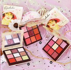 Màu Mắt Gina Glam 9 Ô, bám màu cực tốt và lâu phai và chống nước