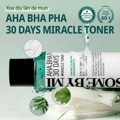 Nước hoa hồng SOME BY MI AHA BHA PHA 30 Days Miracle Toner 150ml