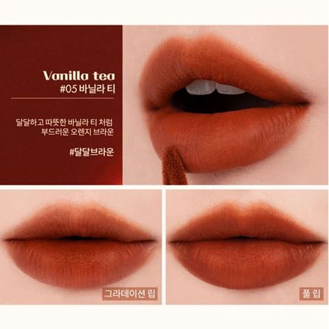 Son Kem Romand Milk Tea Velvet Tint 4.4g No.05 Vanilla Tea