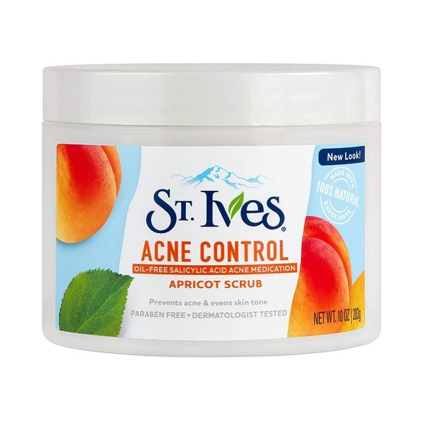 Tẩy tế bào chết St.Ives Apricot Scrub Blemish Control 238g New Look 2018