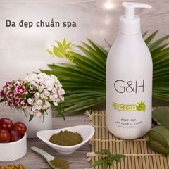 Sữa dưỡng thể trắng da Amway G and H Refresh Body Milk 400ml