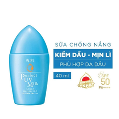 Sữa Chống Nắng Senka 40ml Perfect Uv Milk N Spf50+