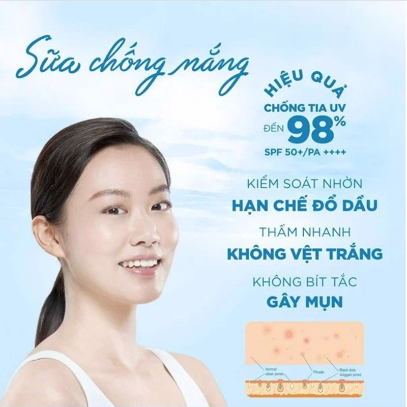 Sữa Chống Nắng Senka 40ml Perfect Uv Milk N Spf50+