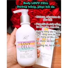 [Chính Hãng] Sữa Dưỡng Thể Louv Cell Crystal Whitening Body Lotion 250ml