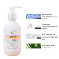 [Chính Hãng] Sữa Dưỡng Thể Louv Cell Crystal Whitening Body Lotion 250ml