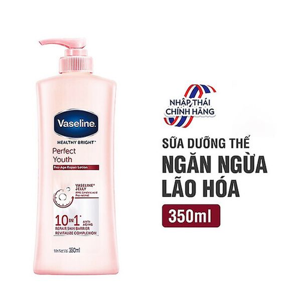 Sữa Dưỡng Thể Vaseline 350ml Healthy Bright 10 in 1