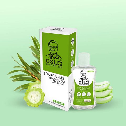 Sữa Rửa Mặt Thảo Dược, Dược Sỹ Liên 120g Xanh Lá