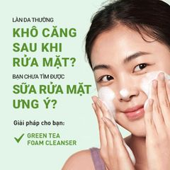 Sữa Rửa Mặt Innisfree 150g Green Tea Hydrating Amino Acid Cleansing Foam