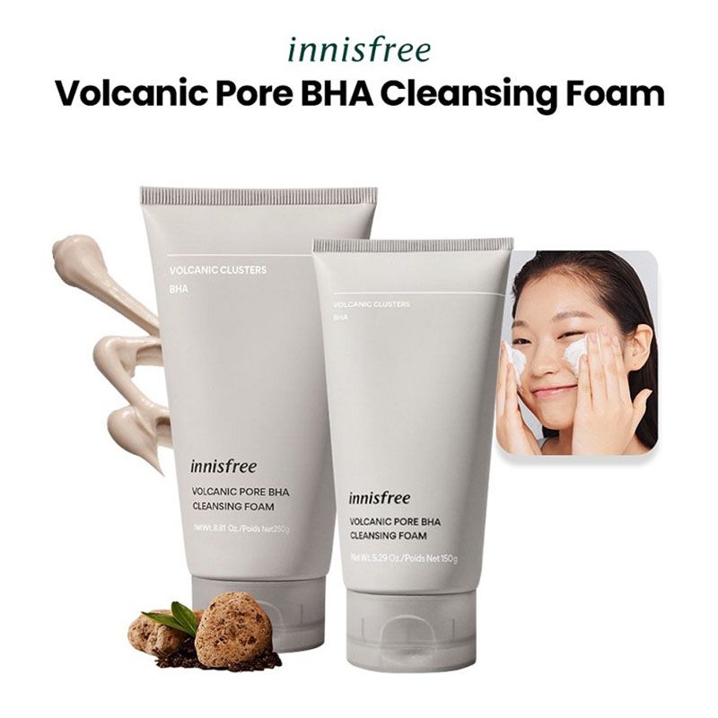 [Chính Hãng] Sữa Rữa Mặt Innisfree 150ml Volcanic Pore Bha Cleansing Foam