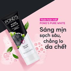 Sữa Rửa Mặt Pond's 100g Đen Trắng Da Tinh Khiết