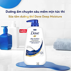 Sữa Tắm Dove 500g Deep Moisture Dưỡng Ẩm Chuyên Sâu