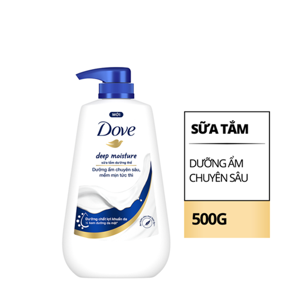 Sữa Tắm Dove 500g Deep Moisture Dưỡng Ẩm Chuyên Sâu