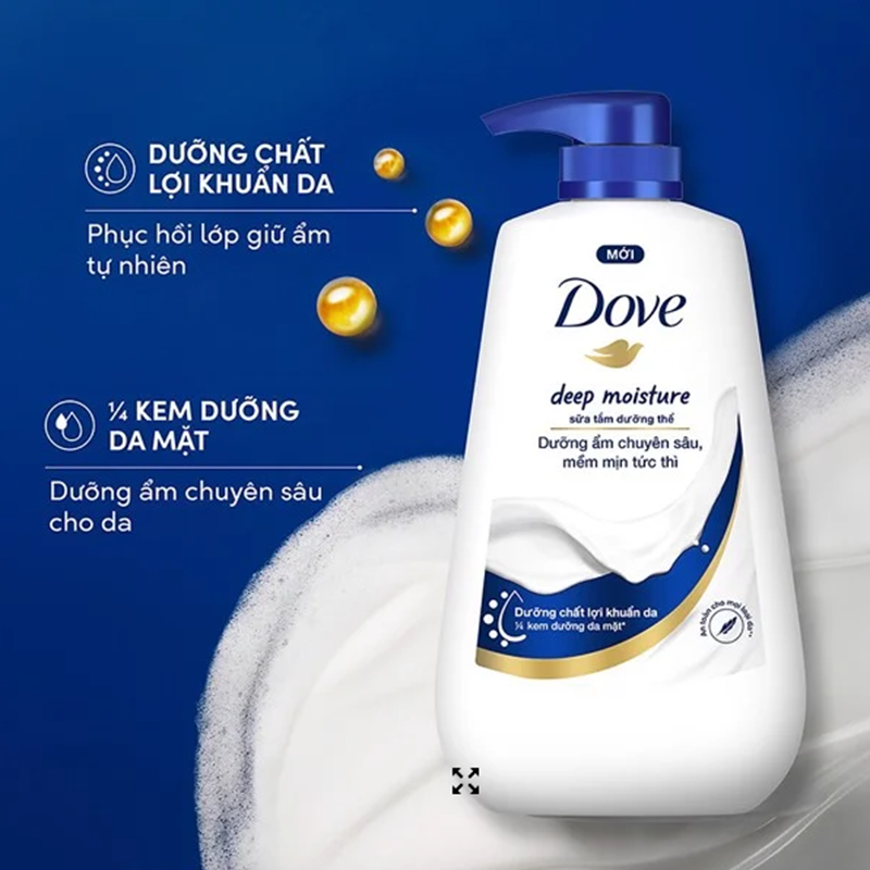 Sữa Tắm Dove 500g Deep Moisture Dưỡng Ẩm Chuyên Sâu