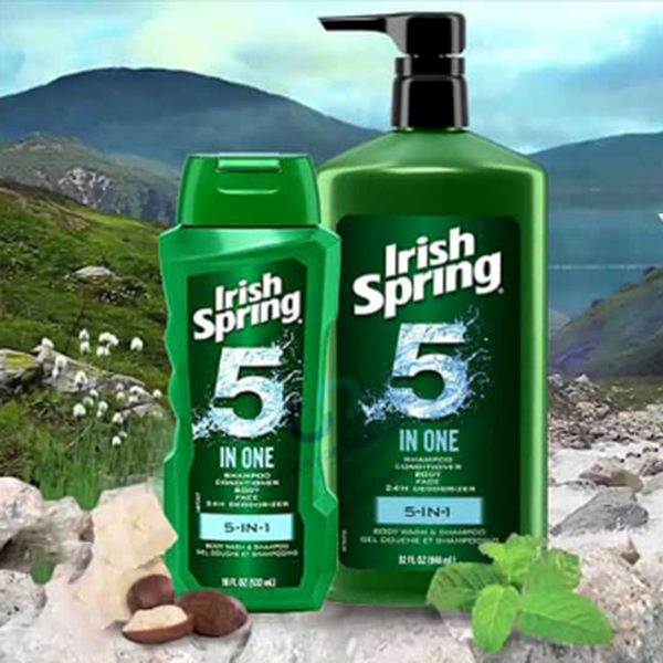 Sữa Tắm Dành cho nam Irish Spring, Kích thích lưu thông tuần hoàn máu, giải tỏa căng thẳng cho làn da