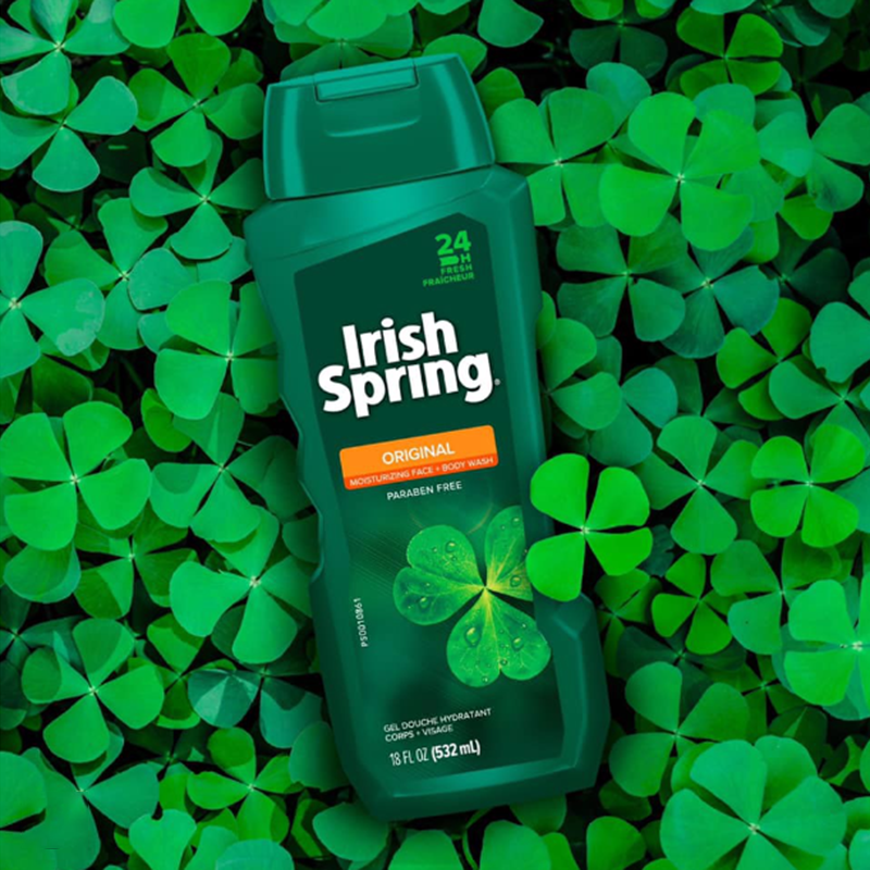 Sữa Tắm Dành cho nam Irish Spring, Kích thích lưu thông tuần hoàn máu, giải tỏa căng thẳng cho làn da