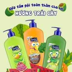 Sữa Tắm Gội Suave Kids 3 In 1 532ml Dưa Hấu, Làm sạch cơ thể và nuôi dưỡng da, tóc bé, Đặc biệt không gây cay mắt