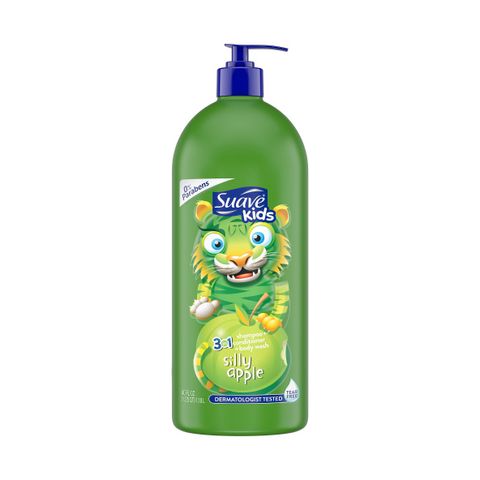 Sữa tắm gội bé Suave Kids 3in1 Shampoo + Conditioner + Bodywash Silly Apple 1.18l