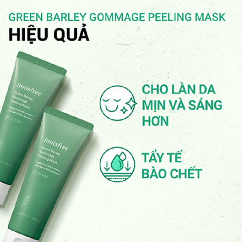 Tẩy Tế Bào Chết Innisfree Green Barley Gommage 120ml Từ Lúa Mạch