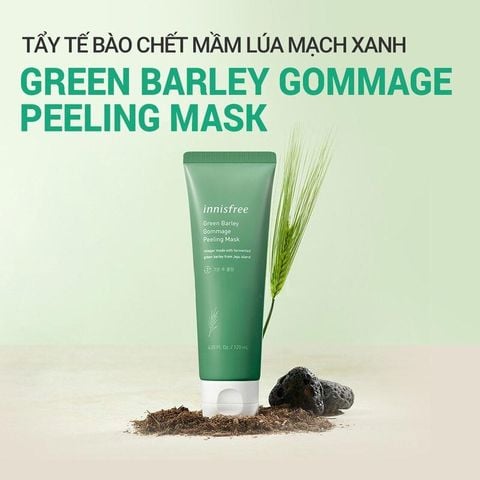 Tẩy Tế Bào Chết Innisfree Green Barley Gommage 120ml Từ Lúa Mạch