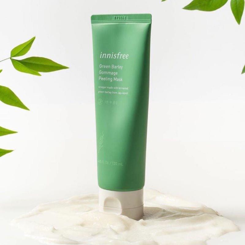 Tẩy Tế Bào Chết Innisfree Green Barley Gommage 120ml Từ Lúa Mạch